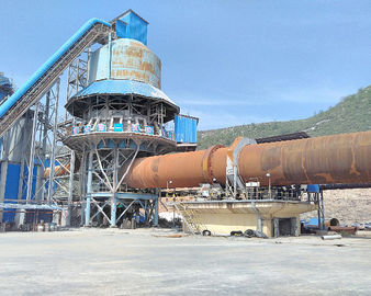 Four rotatoire calciné par scories de processus sec de chaux pour le ciment faisant l'usine