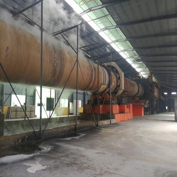 Forneau rotatif industriel pour la calcination des résidus de zinc Forneau rotatif modèle 3,5x70m Système de contrôle PLC