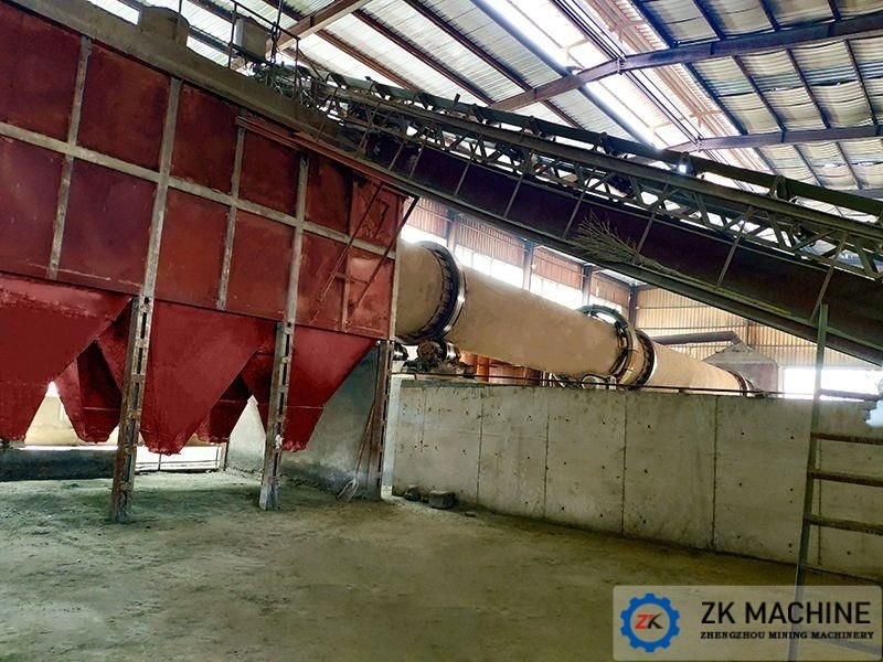 Forneau rotatif industriel pour la calcination des résidus de zinc Forneau rotatif modèle 3,5x70m Système de contrôle PLC