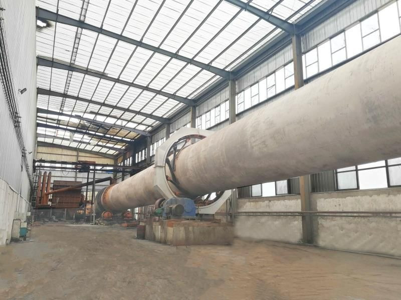 Forneau rotatif industriel pour la calcination des résidus de zinc Forneau rotatif modèle 3,5x70m Système de contrôle PLC
