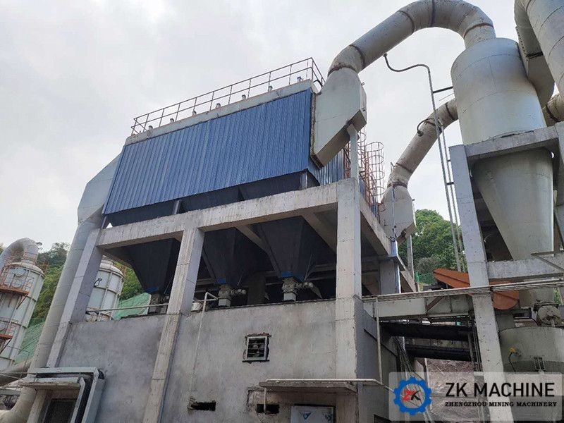 Machine à filtrer les sacs à jet à impulsion en ligne pour l'usine de ciment