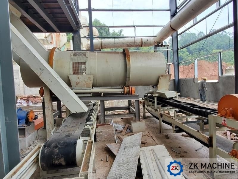 L'usine LECA pour la production d'agrégats d'argile légère à l'état élargi fabriquée à partir de matières premières de cendres volantes