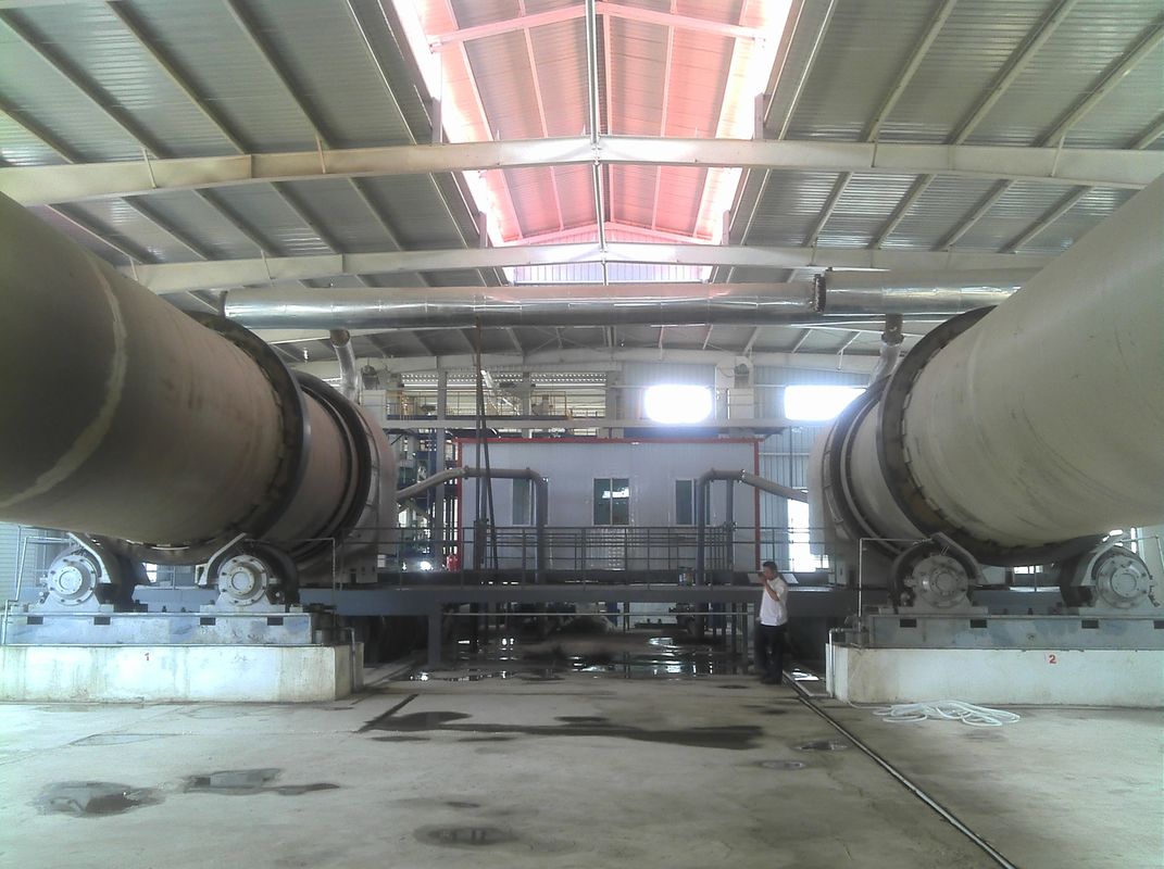 La lumière de 0.8-105 t/h a augmenté la structure raisonnable d'usine globale de four rotatoire d'argile