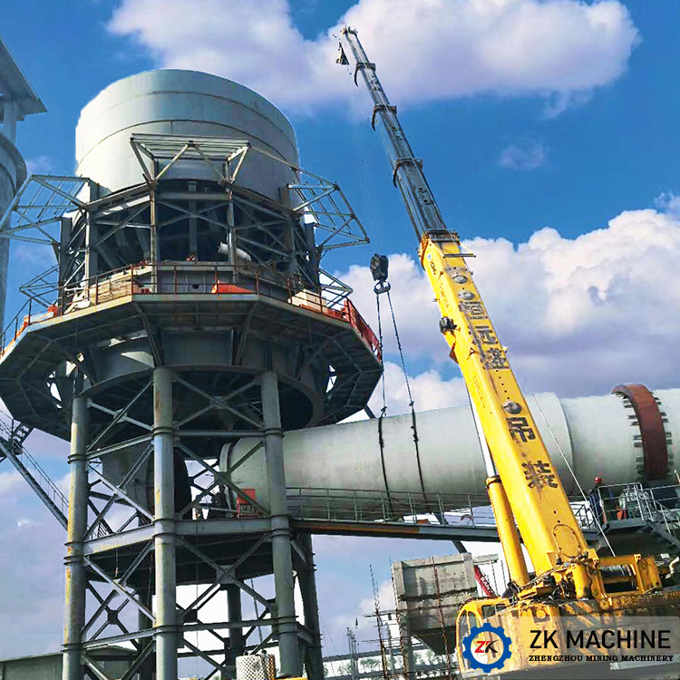 150m fourneau ligne de production de chaux active Résidu de betterave à sucre Traitement de la boue pour produire