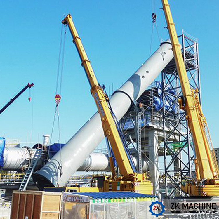 150m fourneau ligne de production de chaux active Résidu de betterave à sucre Traitement de la boue pour produire