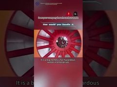 Incinérateur de déchets municipaux de haut niveau, incinérateur à four rotatif 2.0-34 T/H