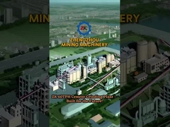 Ligne de production de ciment à haute productivité, usine de broyage de ciment facile à utiliser